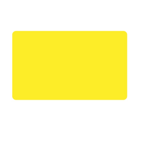 Intravenous Bag Label, Pinfed 3" x 5" Yellow